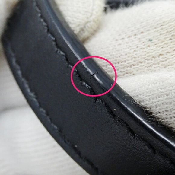 GUCCI Bag Women's Chain Shoulder Tote Leather GG Marmont Black 681483 - Picture 16 of 16